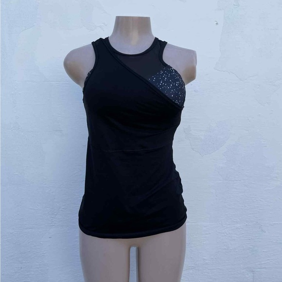 lululemon athletica Tops - Lululemon Athletica Black and White Tank Top